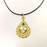 Tuğralı Kolye 14 Ayar Altın HD VİDEOLU