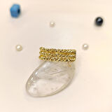 Dorika Toplu Taşsız Yüzük 14 Ayar Altın HD VİDEOLU