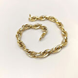 6.5mm Palamut Haloy Bileklik Künye 14 Ayar Altın HD VİDEOLU