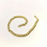 4mm Dorika Toplu Bileklik Künye 14 Ayar Altın HD VİDEOLU