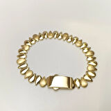 Damla Bileklik Künye 14 Ayar Altın HD VİDEOLU