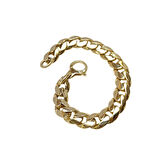 11mm Gurmet Bileklik Künye 14 Ayar Altın HD VİDEOLU