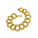 20mm Saman Yolu Bileklik Künye 22 Ayar Altın HD VİDEOLU