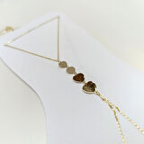 Şahmeran Kalpli Bileklik Künye 14 Ayar Altın HD VİDEOLU