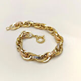 8.3mm Palamut Haloy Bileklik Künye 14 Ayar Altın HD VİDEOLU