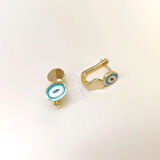 Mineli Göz Küpe 14 Ayar Altın HD VİDEOLU