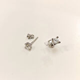 Pırlanta Tek Taş Küpe 14 Ayar Altın HD VİDEOLU