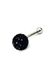 Siyah swarovski taşlı 316L anti alerjik cerrahi celik göbek piercing 