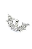 zirkon taş detaylı 316L anti alerjik cerrahi çelik helix piercing 