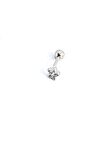 Zirkon Taşlı 925 ayar Gümüş Yıldız Figürlü Tragus Piercing 