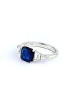 Sky Diamond Blue Creative Sapphire 925 ayar Gümüş Yüzük