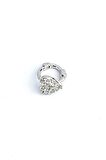 Zirkon Taş Detaylı 925ayar Gümüş Tragus Halka Piercing 