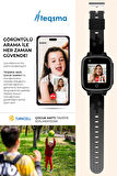 TEQSMA S25 Uz Akıllı Çocuk Saati- Sos, Gps Takibi, Görüntülü Görüşme, Btk Onaylı, Su Geçirmez 24 Ay