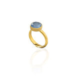 Kadir Jewellery 22 Ayar Altın Kaplama Zirkon Taşlı Kadın Minimal Yüzük