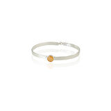 Kadir Jewellery 925 Ayar Gümüş Kaplama El İşçiliği Zirkon Taşlı Kadın Kelepçe Bilezik