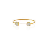 Kadir Jewellery 22 Ayar Altın Kaplama El İşçiliği Zirkon Taşlı Kadın Charm Bileklik