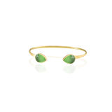 Kadir Jewellery 22 Ayar Altın Kaplama El İşçiliği Zirkon Taşlı Kadın Charm Bileklik