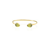 Kadir Jewellery 22 Ayar Altın Kaplama El İşçiliği Zirkon Taşlı Kadın Charm Bileklik