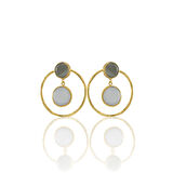 Kadir Jewellery 22 Ayar Altın Kaplama Kadın Halka Küpe -El İşçiliği Ve Hipoalerjenik Küpe