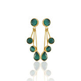 Kadir Jewellery22 Ayar Altın Kaplama Vintage Küpe -El İşçiliği Ve Hipoalerjenik Küpe