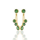 Kadir Jewellery22 Ayar Altın Kaplama Vintage Küpe -El İşçiliği Ve Hipoalerjenik Küpe