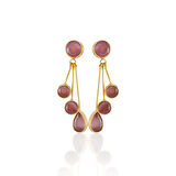 Kadir Jewellery22 Ayar Altın Kaplama Vintage Küpe -El İşçiliği Ve Hipoalerjenik Küpe