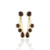 Kadir Jewellery22 Ayar Altın Kaplama Vintage Küpe -El İşçiliği Ve Hipoalerjenik Küpe
