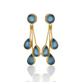 Kadir Jewellery 22 Ayar Altın Kaplama Vintage Küpe -El İşçiliği Ve Hipoalerjenik Küpe