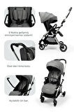 Kanz Marcus Kolay Katlanabilen Kabin Bebek Arabası Heavy Grey