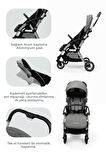Kanz Marcus Kolay Katlanabilen Kabin Travel Sistem Bebek Arabası Heavy Grey