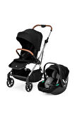 Kanz Snap Autofold Travel Sistem Bebek Arabası Darkness Black