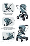 Kanz Explorer Autofold Travel Sistem Bebek Arabası Hunter Green