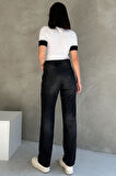 Yüksek Bel Düz Paça Straight Jean - 8578