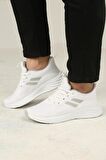 Erkek Bağcıklı Spor Sneaker-Beyaz