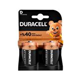 Duracell D Size Büyük Boy Alkalin Pil 2'li
