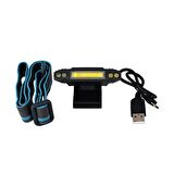 Police PS-1830 COB+4LED Şarj Edilebilir Kafa Feneri