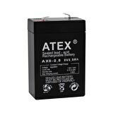 Atex AX6-2.8 6V 2.8 Ah Bakımsız Kuru Akü