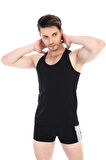 Erkek Ribana Spor Siyah Atlet 915