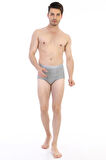 Erkek Ribana Klasik Gri Melanj Slip 860