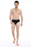 Erkek Ribana Klasik Siyah Slip 870