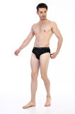 Erkek Ribana Klasik Siyah Slip 870
