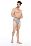 Erkek Ribana Klasik Gri Slip 870