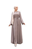  NİSSRA GİZLİ PATLI BİYELİ ABAYA KOL FERACE NSR505801