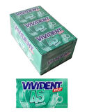 Vivident 45 Dakika Yeşil Nane Aromalı Şekersiz Tatlandırıcılı Şerit Sakız 26 GR * 18 Adet
