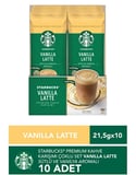 Starbucks Vanilla Latte 21.5 GR X 10 Adet