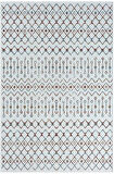Lenda Ld002a Gri Kilim Renkli Detaylı Ince Antialerjik Kaymaz Taban Makinada Yıkanabilir Salon Halı