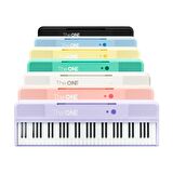 The ONE SK-COLOR Akıllı Taşınabilir 61 Işıklı Tuşlu Bluetooth Org - Beyaz