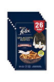 FELIX LEZZETLİ ET DİLİMLERİ SOMONLU 80 gr 26 lı