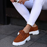 Serhat Özköroğlu-Taba Süet Ayakkabı Taba