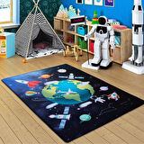 Confetti Outer Space 133x190 Lacivert Bukle
